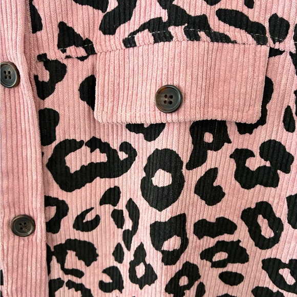NWT Sweet 3 Boutique Leopard Corduroy Shacket - Picture 13 of 13